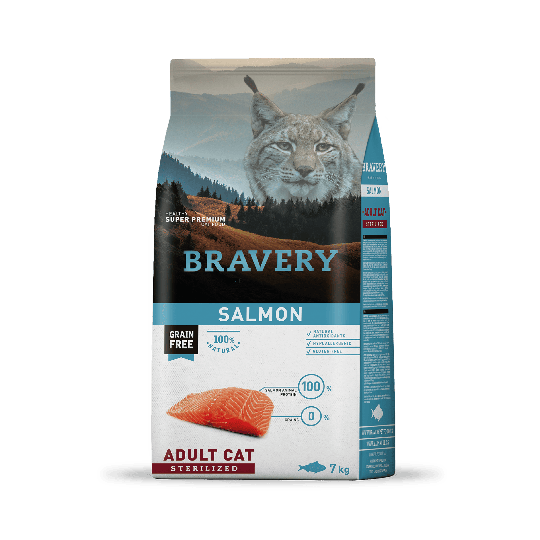 BRAVERY SALMON ADULT CAT STERILIZED