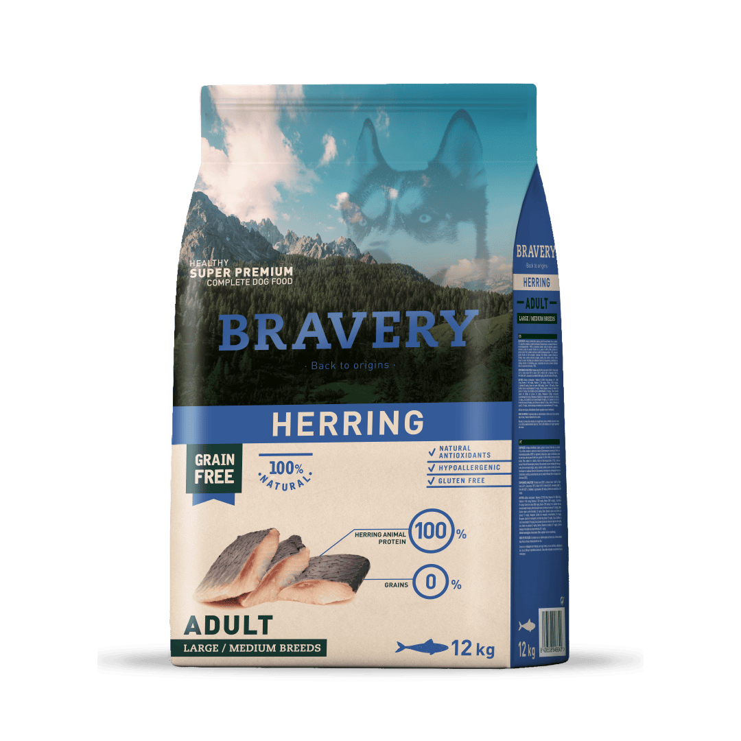 BRAVERY HERRING ADULT LARGE/MEDIUM BREEDS