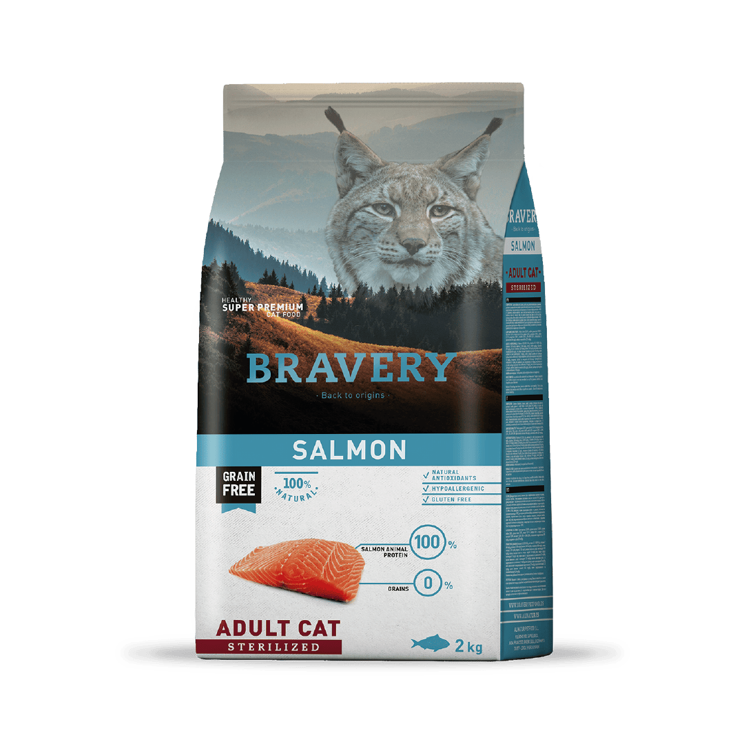 BRAVERY SALMON ADULT CAT STERILIZED