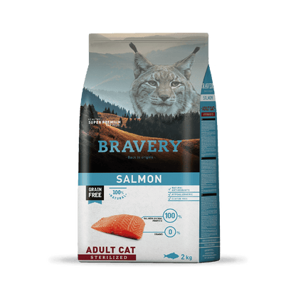 BRAVERY SALMON ADULT CAT STERILIZED