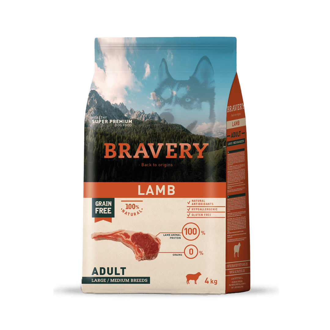BRAVERY LAMB ADULT LARGE/MEDIUM BREED