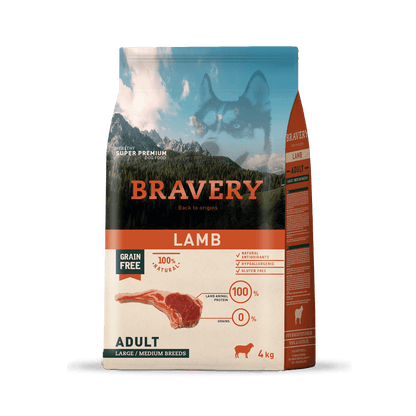 BRAVERY LAMB ADULT LARGE/MEDIUM BREED