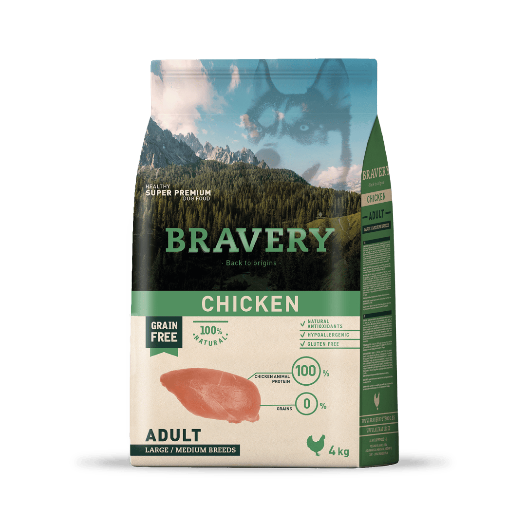 BRAVERY CHICKEN ADULT LARGE/MEDIUM BREEDS