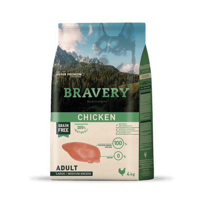 BRAVERY CHICKEN ADULT LARGE/MEDIUM BREEDS