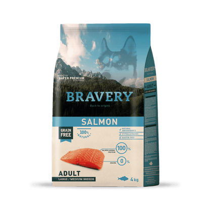 BRAVERY SALMON ADULT LARGE/MEDIUM BREED