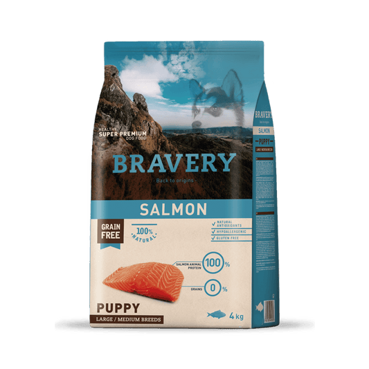 BRAVERY SALMON PUPPY LARGE/MEDIUM BREEDS
