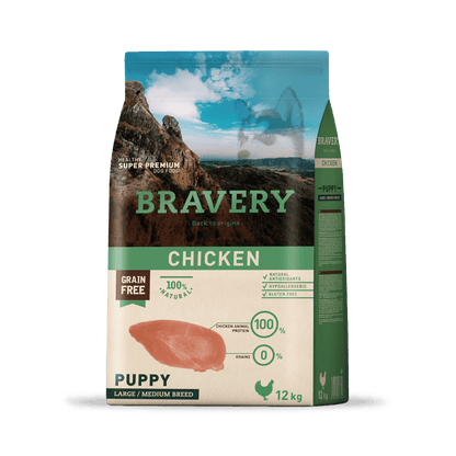 BRAVERY CHICKEN PUPPY LARGE/MEDIUM BREEDS