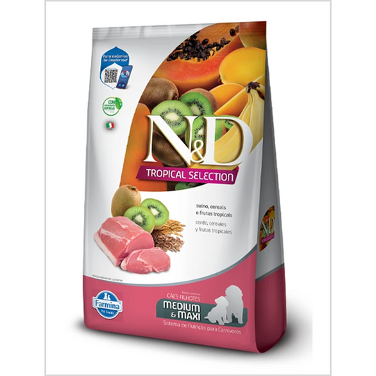 N&D Tropical Medium Puppy Suino