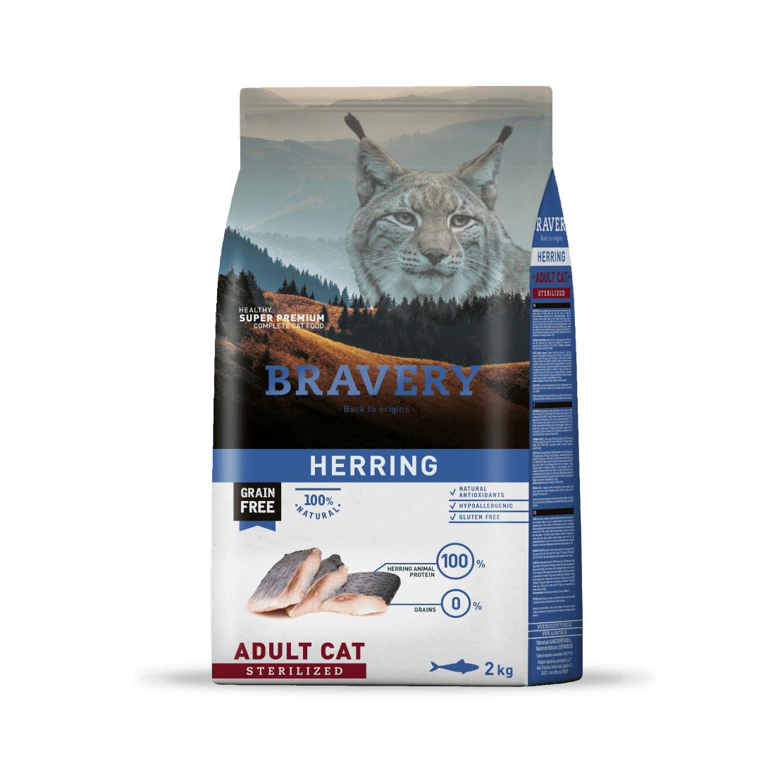 BRAVERY HERRING ADULT CAT STERILIZED