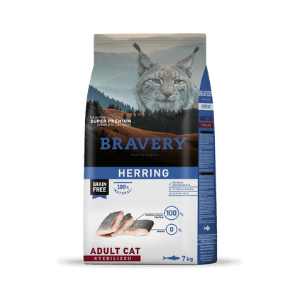 BRAVERY HERRING ADULT CAT STERILIZED