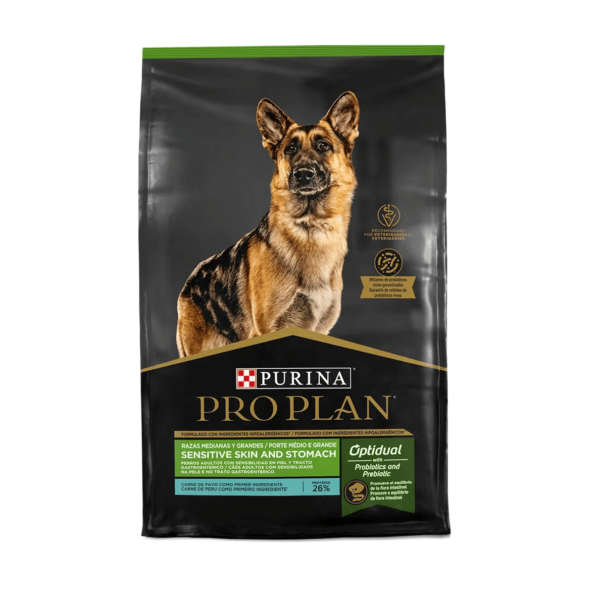 Pro Plan Sensitive skin and stomach razas medianas y grandes