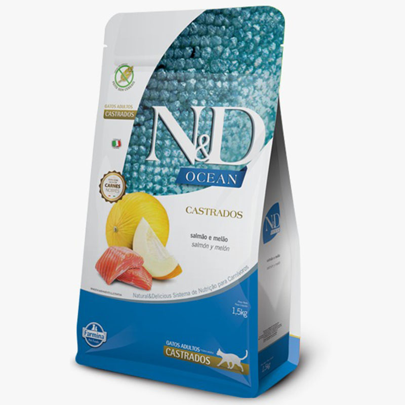 n&d ocean feline castrado salmón