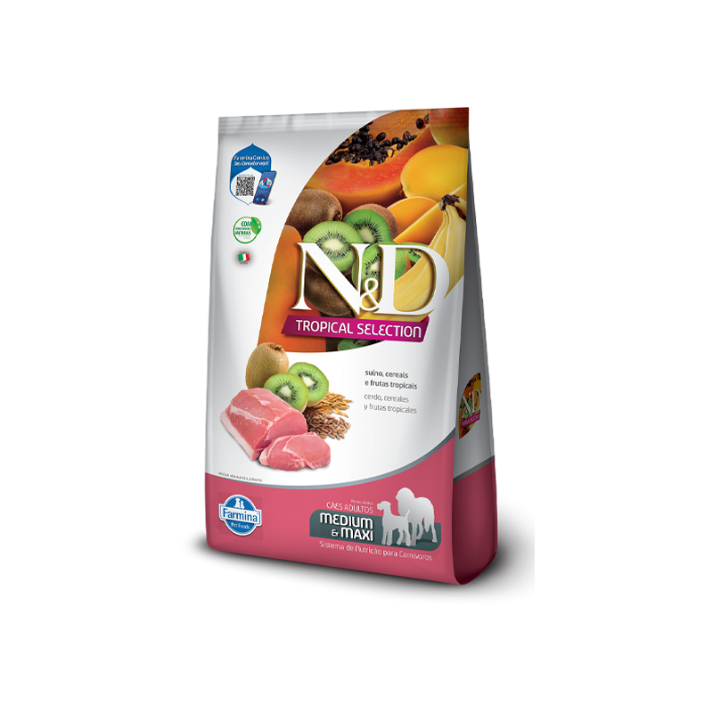 n&d tropical medium adulto suino